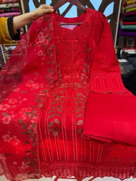 Pakistani Inspired Collection – Shidur Red